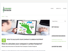 Tablet Screenshot of evergreen-foundation.com